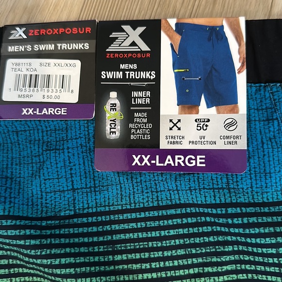ZeroXposur Swim Nwt Zeroxposur Boardshorts Upf 5 Sun Protection
